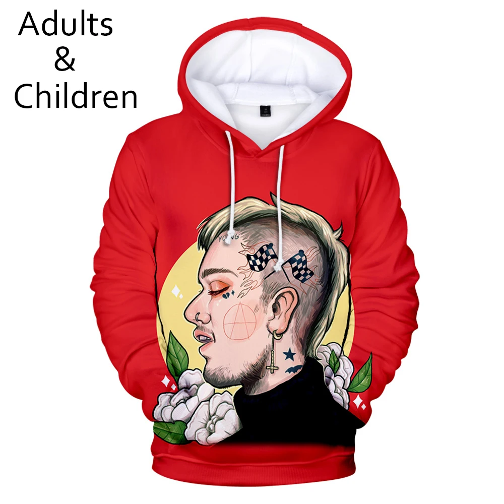 Толстовка с капюшоном Lil peep 3D для мужчин и женщин модные детские худи лидер продаж