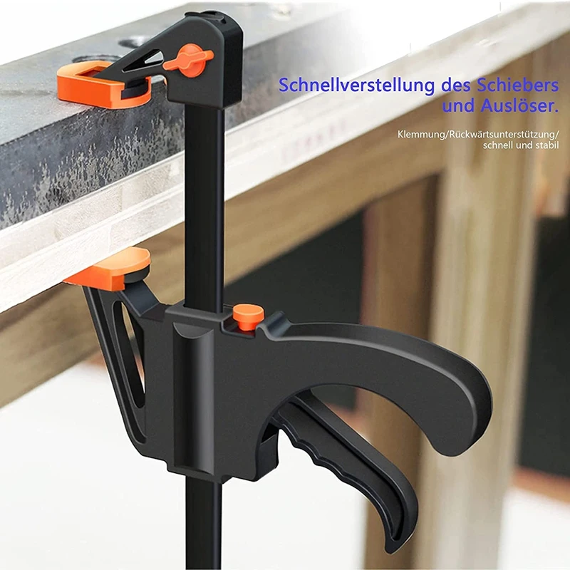 Clamps Set Of 6 150 Mm One-Hand And Spring Clamp For Precise Fixing Quick Release Screw | Инструменты