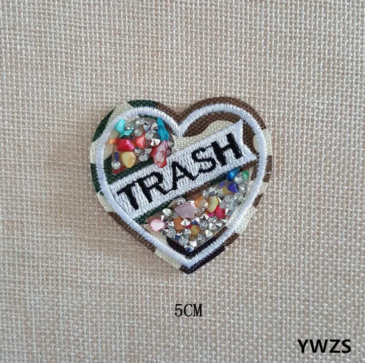 Новое поступление 10 шт. стразы термоклейкие вышитые нашивки сделай сам