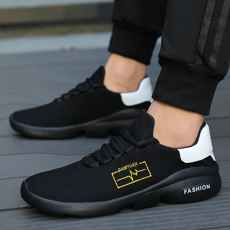 

Hot Selling Men Casual Shoes Fashion Lace-up Comfortable Men's Shoes Wear-resisting Non-slip Sneakers For Adult Male Footwears