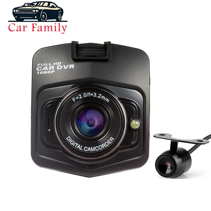 Автомобильный Семья новый видеорегистратор с двумя камерами Видеорегистраторы