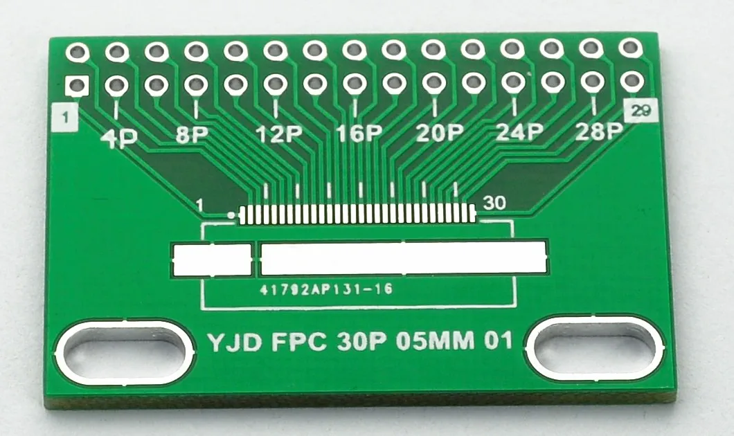 

Плата адаптера FPC FFC 30p для DIP 0,5 мм, совместимая с 28p 26p 24p 22p