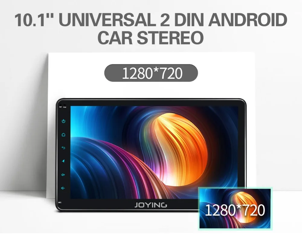 Радуясь Android 8,1 2 din Авторадио Стерео мультимедийный плеер gps Радио 10,1 ''ips HD экран головное устройство с DSP восьмиядерный 32 Гб rom