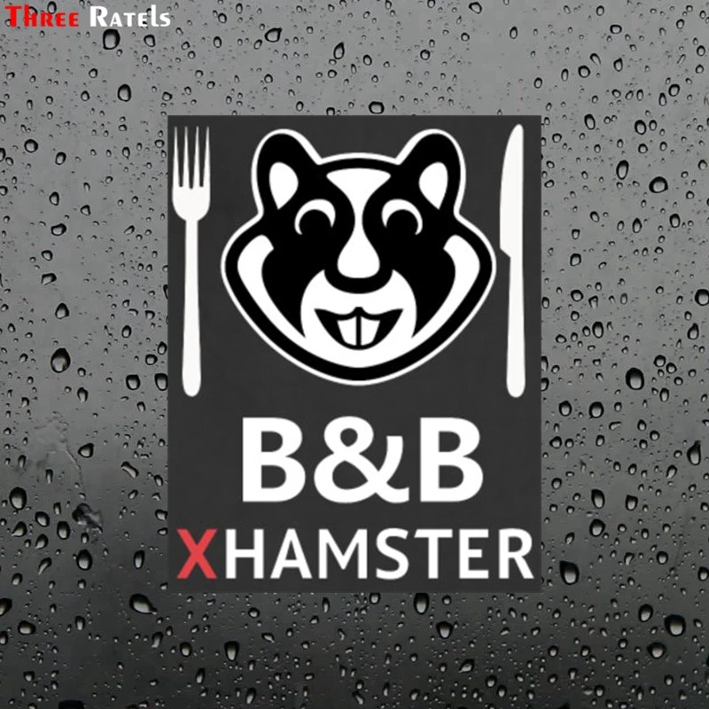 Three Ratels FC53 # Забавный крутой стикер B & XHAMSTER s DIY Наклейка для стайлинга