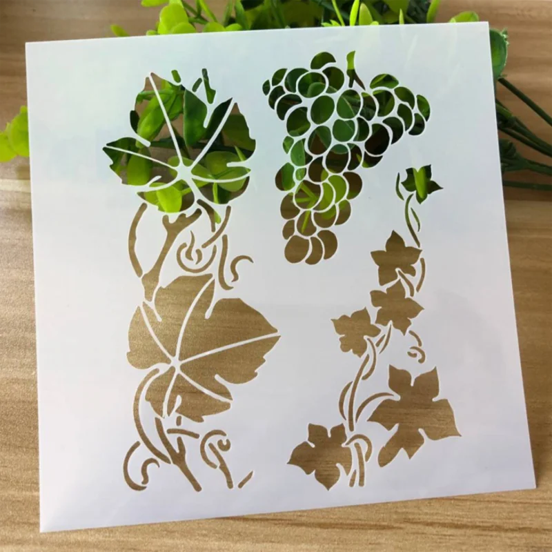 Комплект из 2 предметов винограда ротанга картина шаблон для рукоделия раскраска