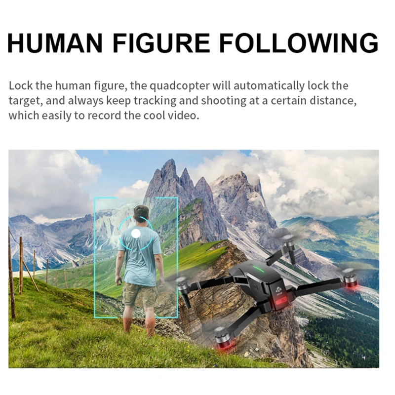 VISUO ZEN K1 RC Drone 5G WIFI GPS Brushless 4K Dual Camera 28mins Flight Times Beauty Filter Figure RC Quadcopter Drone