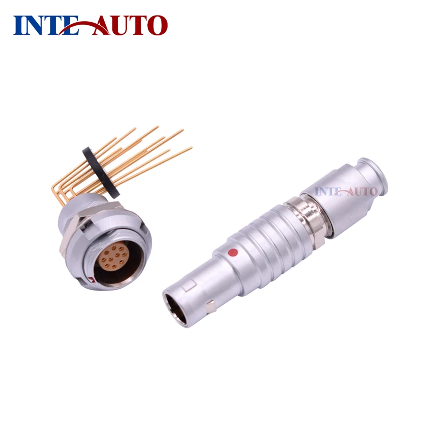 

Compatible 1B 10 FGG ECG push pull connectors cable straight plug female receptacle pcb elbow contacts