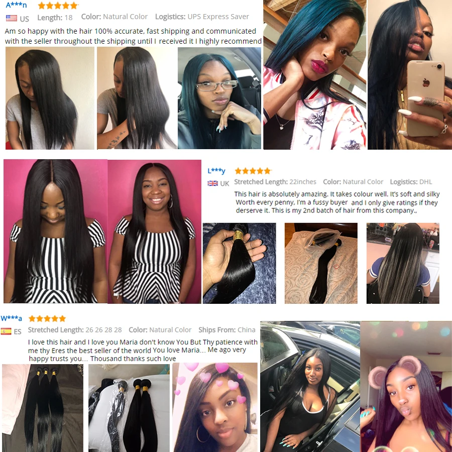

360 Lace Frontal With Bundles Peruvian Straight Hair Bundles With Closure 100% Human Hair Bundles Non Remy Bundle Deals Beyo