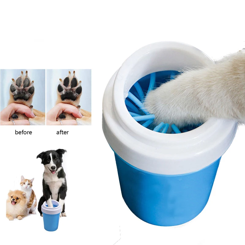 Pet Foot Washer Cup Portable Clean Brush Soft Silicone Bristles Quickly Cleaning Paws Muddy Cleaner Dog Feet Wash Tools |