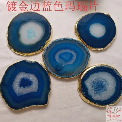 custom -blue Индивидуальные натуральный агат ювелирные изделия каботажное судно для годовщины помолвки вечерние именная табличка на заказ в виде жениха и невесты подарок для невесты для свадьбы - Цвет: custom -blue