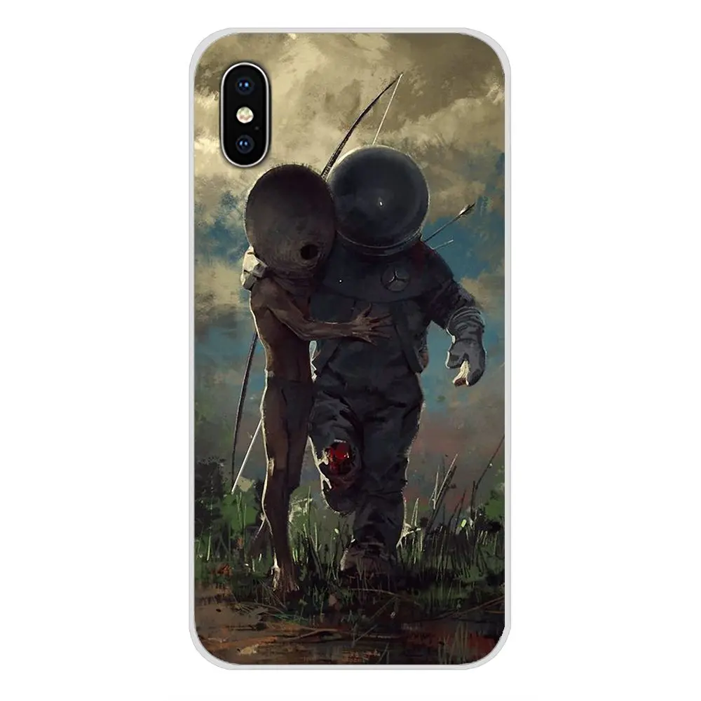 Trippy Art эстетический космонавт мобильный телефон чехлы для Xiaomi Mi4 Mi5 Mi5S Mi6 Mi A1 A2 A3 5X 6X