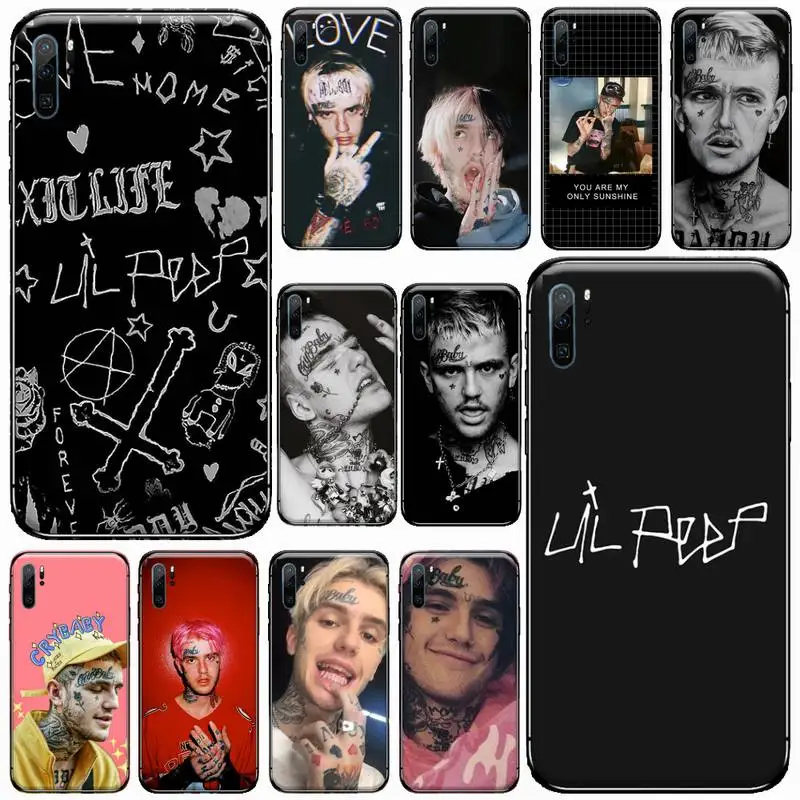 

Lil Peep Lil Bo Peep Soft Phone Case For Huawei honor Mate P 9 10 20 30 40 Pro 10i 7 8 a x Lite nova 5t