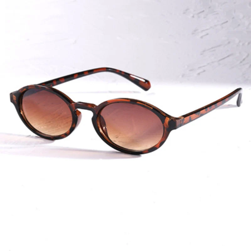 

2021 Fashion Design Retro Small Oval Sunglasses Okulary Vintage Shades Sun Glasses for Men Women Anti-blue light Eyeglasses