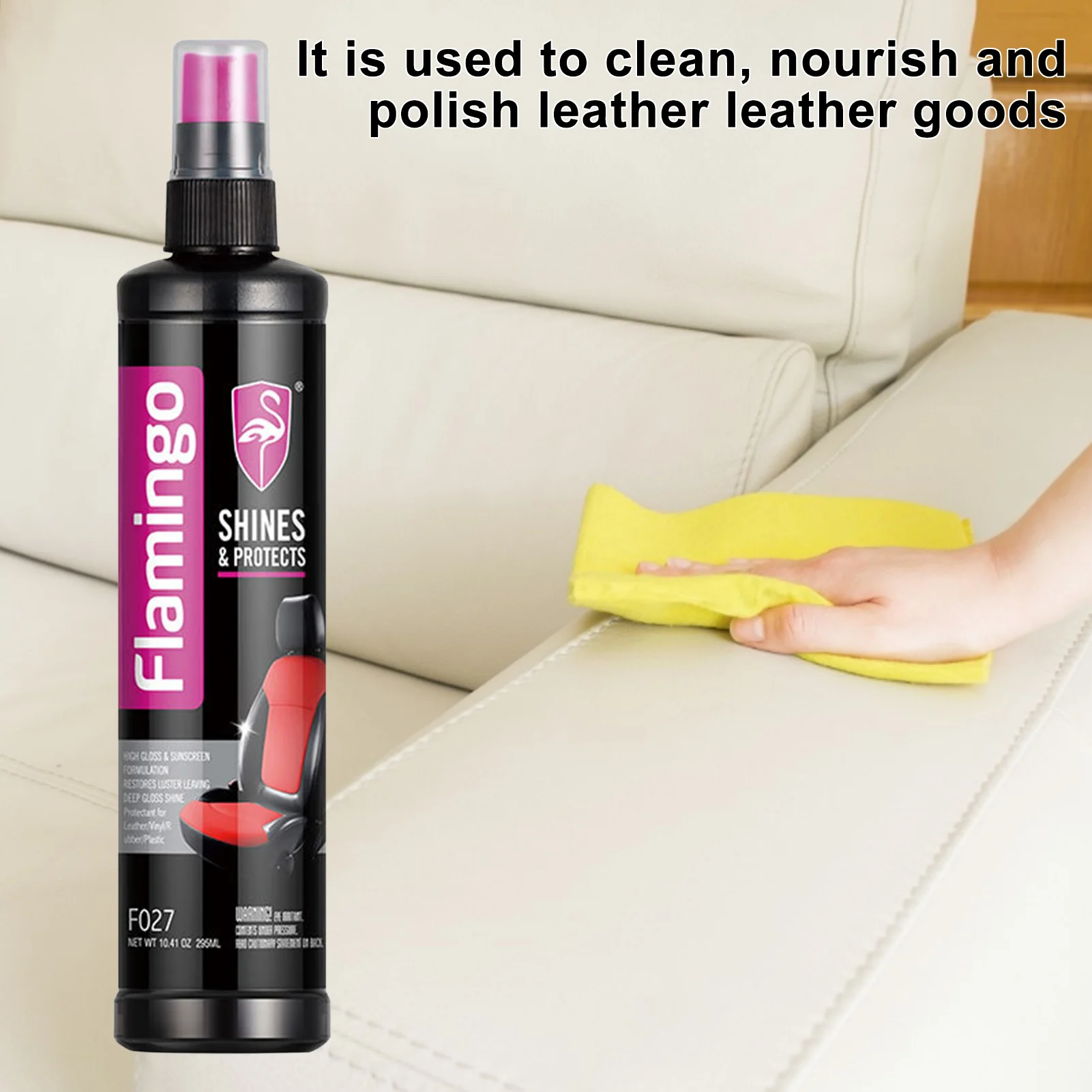 

295ML Car Interior Leather Glazing Protectant Household Sofa Cleaning And Glazing Refurbishing Agent Car Interior Products