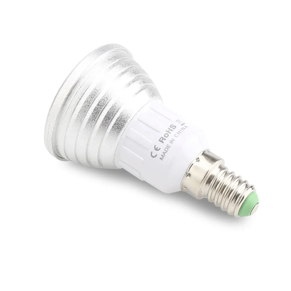 

E27 E14 GU10 MR16 RGB LED Lamp Spot Lights Magic RGB Led Bulb Indoor Lighting With IR Remote Control 16 Colors party decor