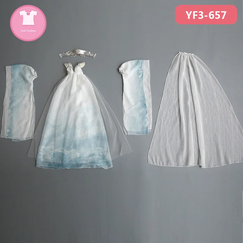 BJD Одежда для девочек 1/3 BJD SD сексуальное платье Красивая кукольная одежда ремонт тела OUENEIFS luodoll - Цвет: YF3-657
