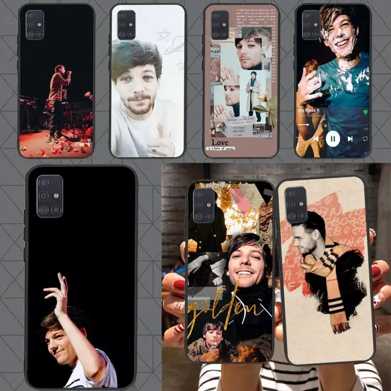 

JAMULAR One Direction Louis Tomlinson Phone Case For Samsung A02 A20 A30 A31 A32 A40 A50 A51 A52 A70 A71 A72 A80 A91 cover