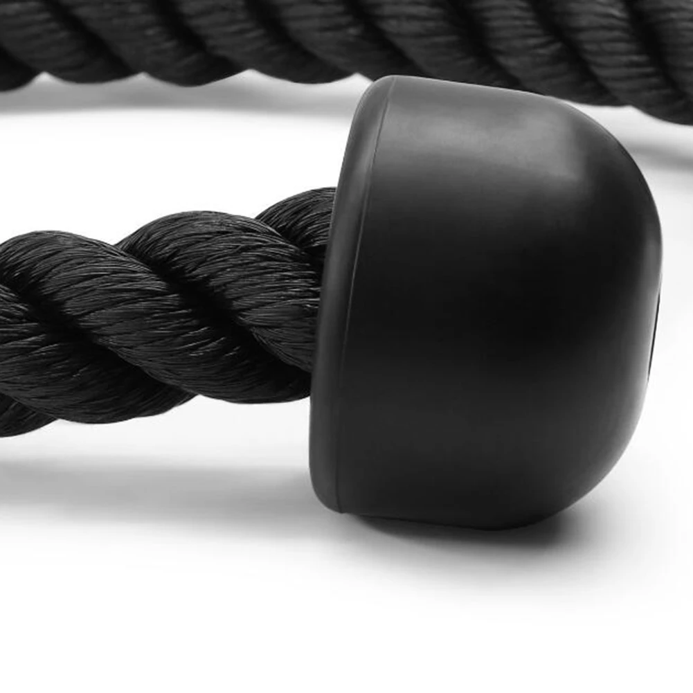 

37CM Triceps Rope Biceps Muscle Training Fitness Body Building Workout Pull Down Heavy Duty Rope Home Gym Exercise Equipment