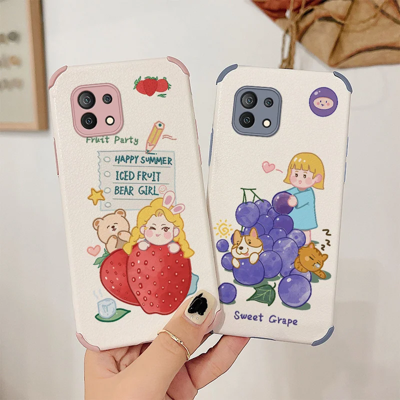 

Strawberry Jelly Phone Case For Xiaomi Mi 11 11lite 11Ultra 11i 10T 10TPro 10TLite 10 10S lite Pro Poco F2 X2 F3 pro Cover