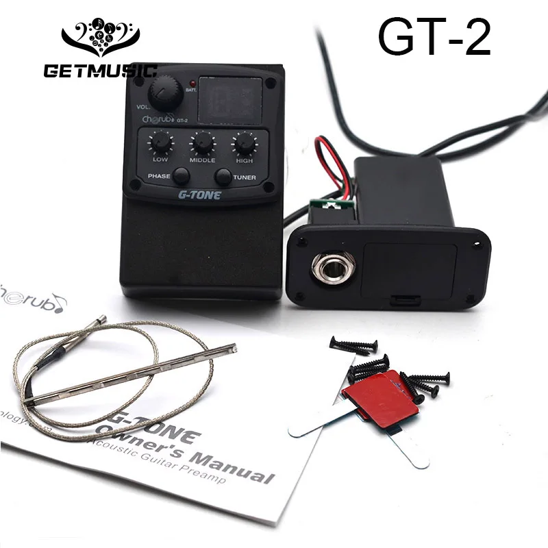 Херувим GT 2 гитара с эквалайзером предусилитель пьезо Палочки вверх EQ Системы