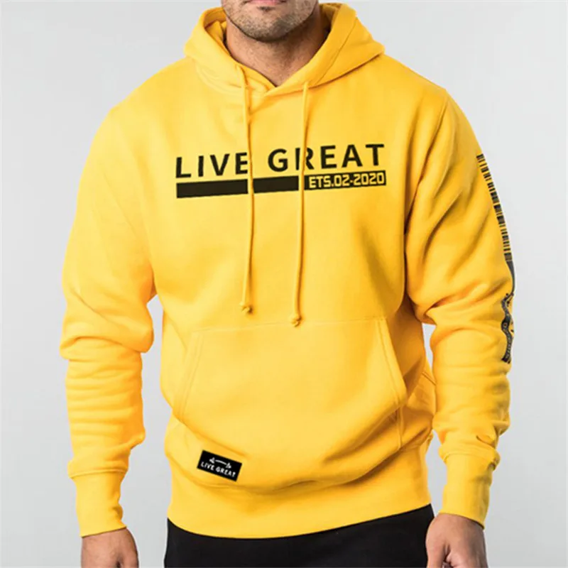 

Неформальная Спортивная толстовка с капюшоном, уличная толстовка с капюшоном для мужчин, длинная манга, цвет, для отопления