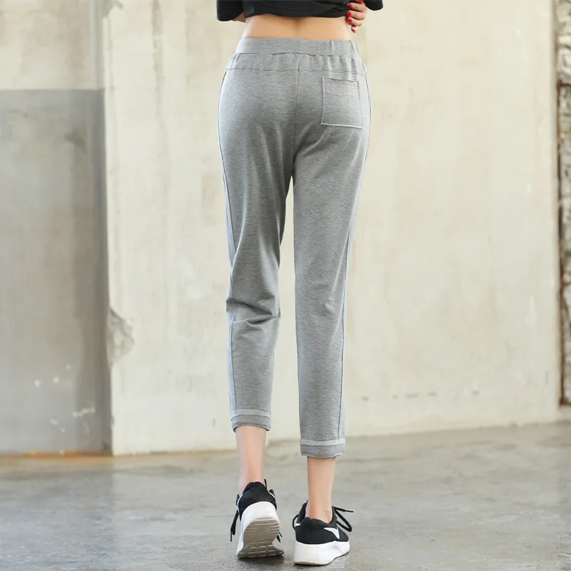 FlowerDance женские спортивные для йоги повседневные свободные брюки леггинсы