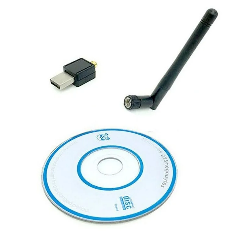 

ANPWOO 150M Wireless Network Card USB2.0 External with Antenna Wifi Receiver Desktop Laptop Adapter