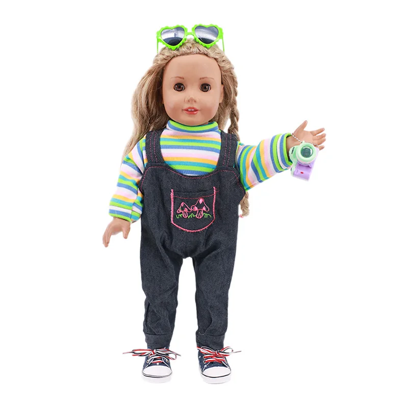 

Doll Accessories Self-Matching Doll 5-Piece Set Fit 18 Inch American&Girl 43 Cm New Born Baby Doll For Our Next Generation
