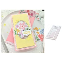arrival newest%c2%a0mini slimline envelope metal cutting dies scrapbook diary decoration stencil embossing template diy greeting card