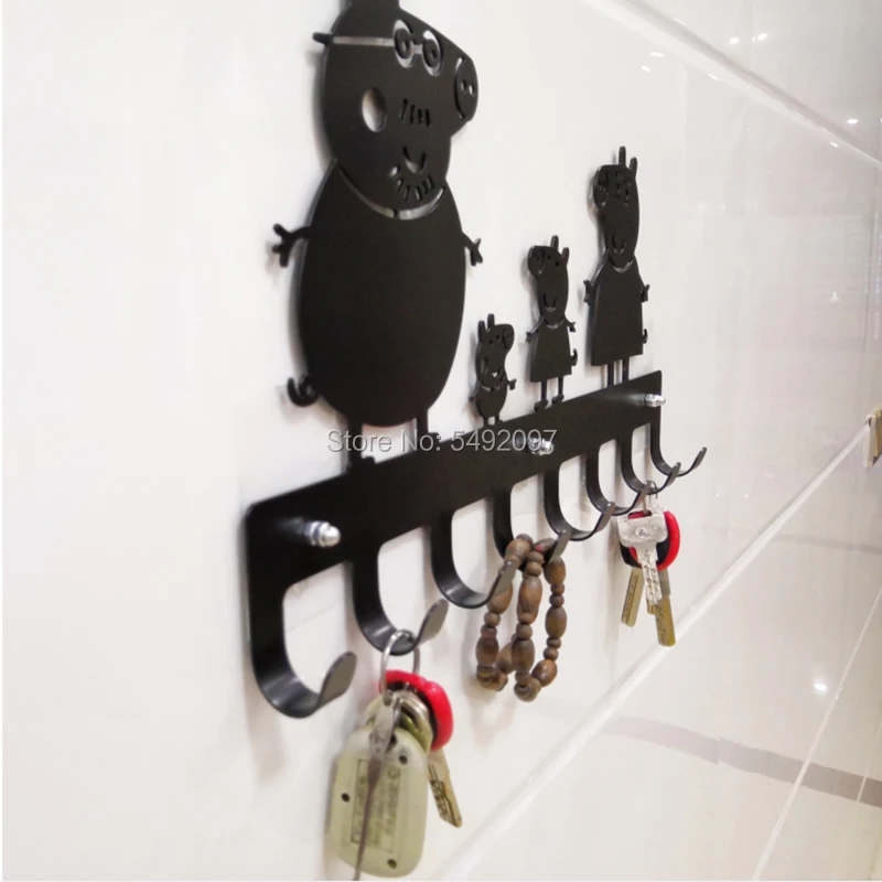 Мультяшная железная вешалка для ногтей креативное украшение детской комнаты