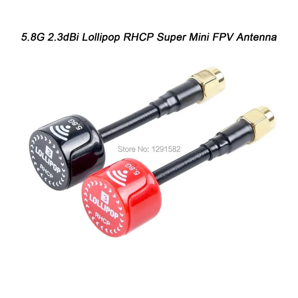 Lollipop 5 8G 2.3dBi RHCP Супер Мини FPV антенна SMA / RP SMA/UFL/straighmmcx для радиоуправляемого дрона
