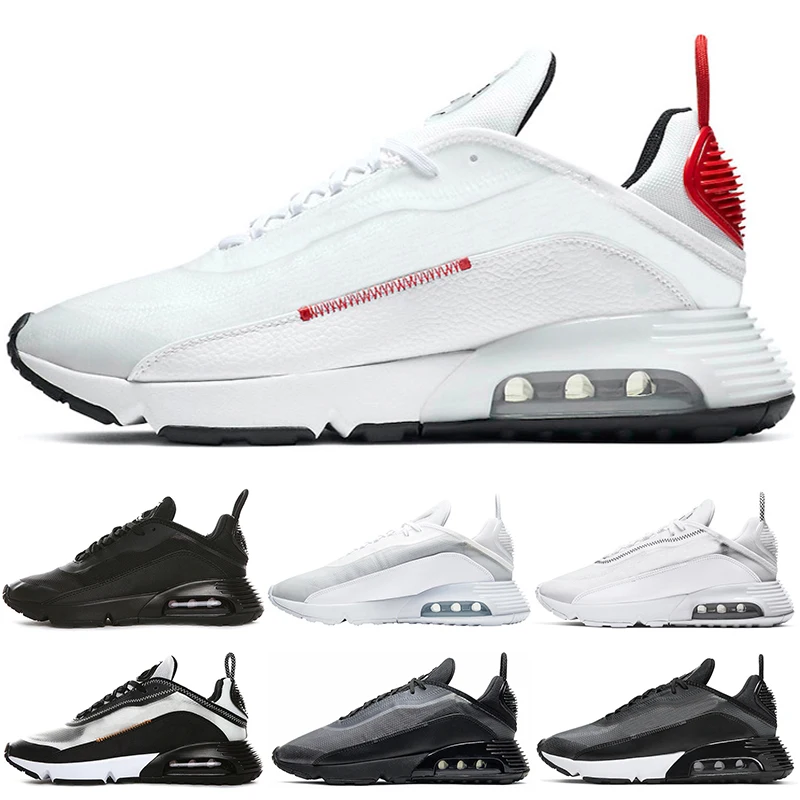 Оригинальные кроссовки для мужчин и женщин 2090 тройные черные чистая платина