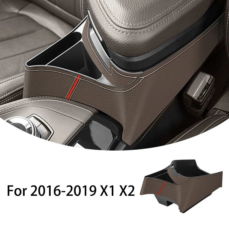 Продажа Подлокотник для центрального сиденья автомобиля, контейнер для хранения консоли, органайзер, лоток для салона автомобиля для-BMW X1 F48 X2 F39 ...