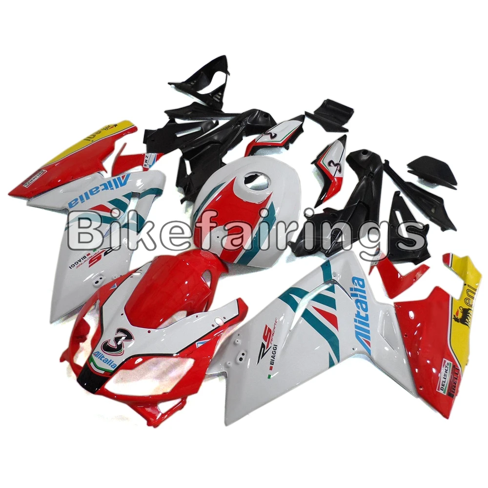 

Bike Fairings For 2006 2007 2008 2009 10 2011 Aprilia RS125 ABS Injection Motorbike Fairing Kit White Red Cowlings New