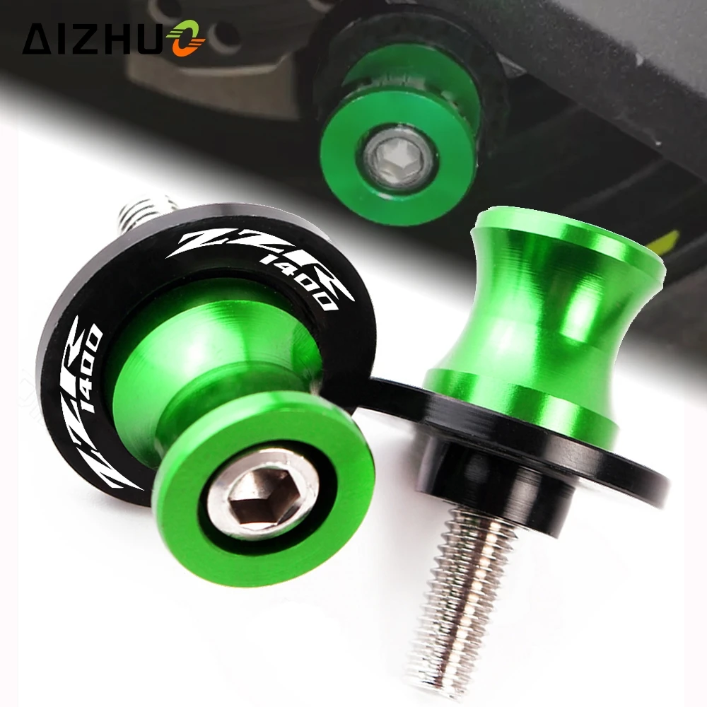 

10MM CNC Motorcycle Swingarm Slider Spools Stand Screw FOR KAWASAKI ZX1400 ZX14R ZZR1400 ZX 1400 ZX 14R ZZR 1400 2006-2018 2017