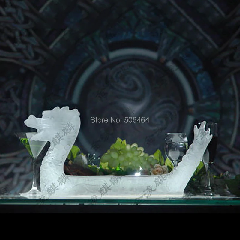 Форма для Ледяной Скульптуры лодка с драконом 490*250*190 мм|sculpture|sculpture sellingboat |