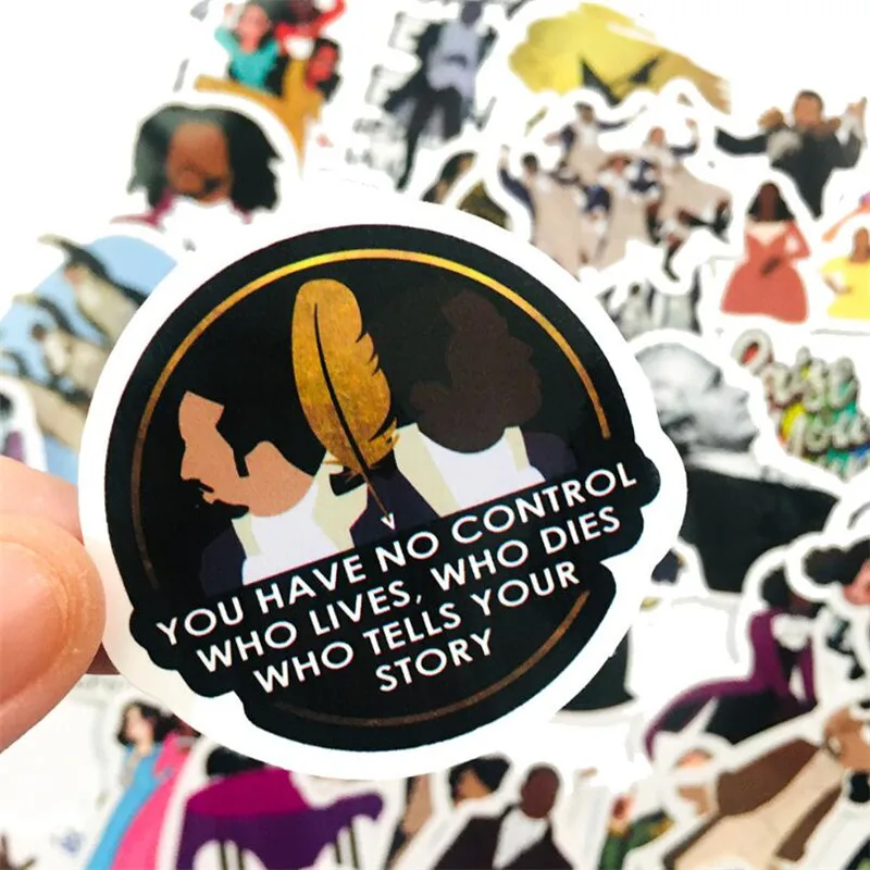 

10/30/50PCS art musician cartoon graffiti notebook suitcase skateboard water cup helmet sticker graffiti decoration wholesale