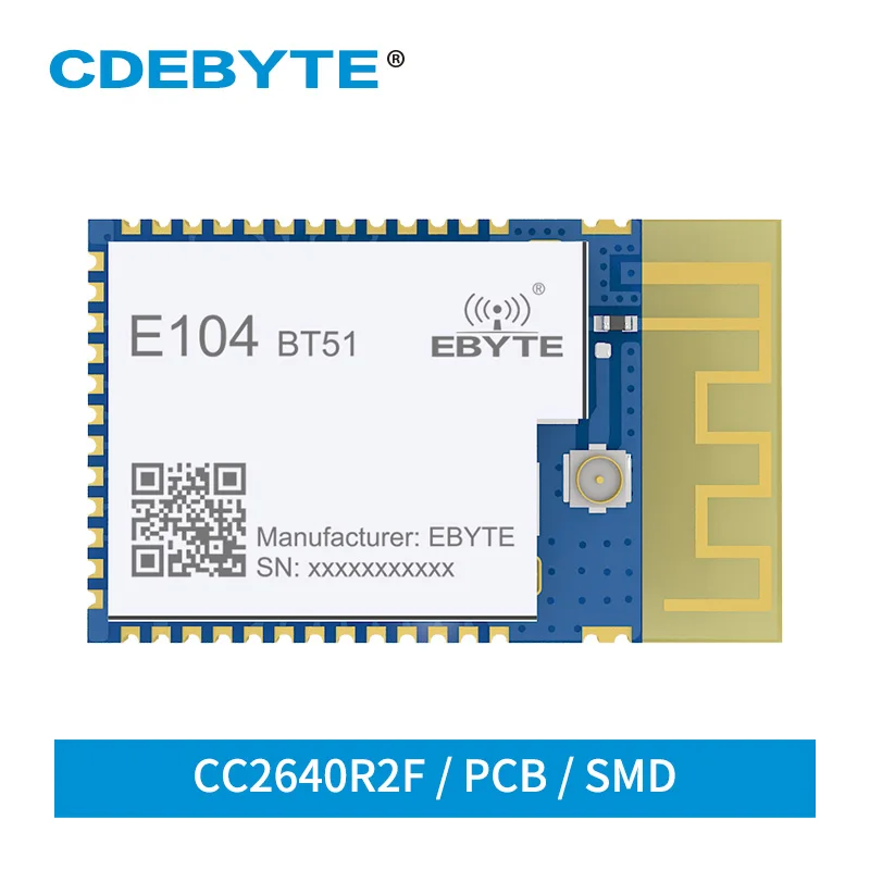 CC2640R2F BLE 5 0 Модуль Bluetooth 2 4 ГГц iBeacon E104 BT51 низкая Мощность 5dBm антенна PCB SMD UART