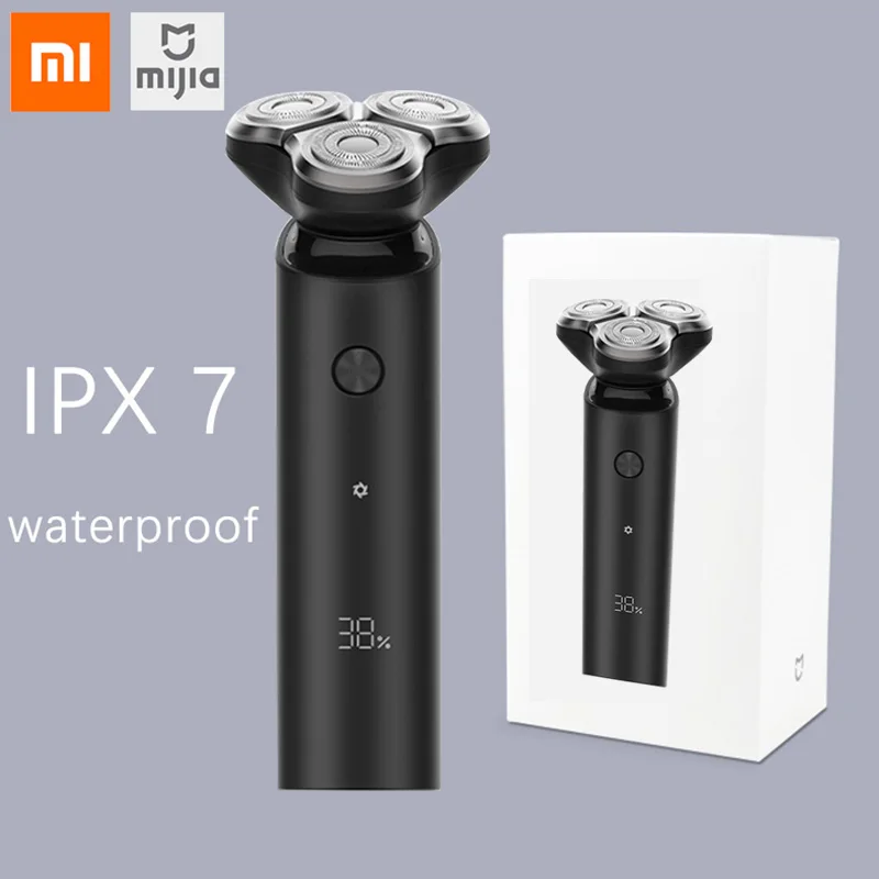 SYXM015 Xiaomi бритва триммер для бороды мужская электрическая бритва для влажной и сухой стирки триммер для волос выдвижная аккумуляторная бритва 5 - Цвет: SYXM015