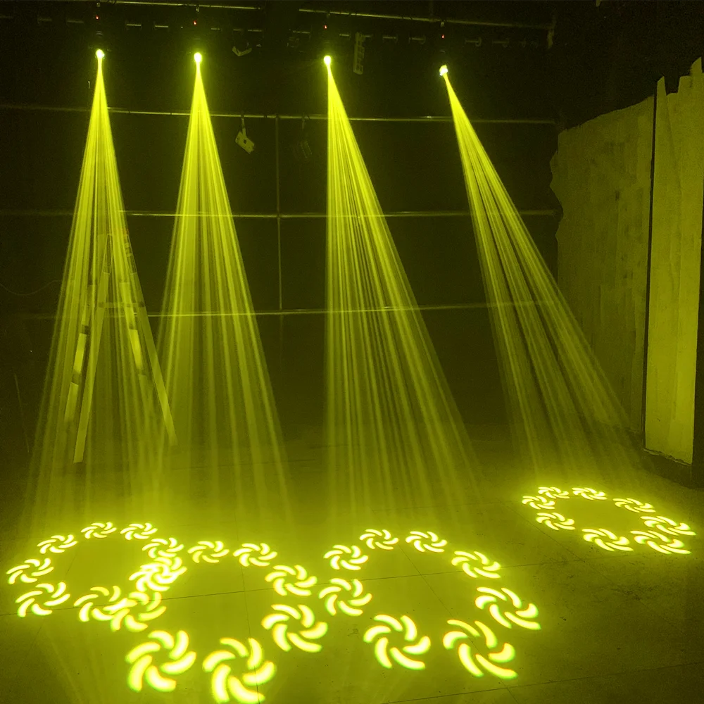 Миниатюрный светодиодный прожектор 120 Вт луч + пятно 8 вращающихся призм