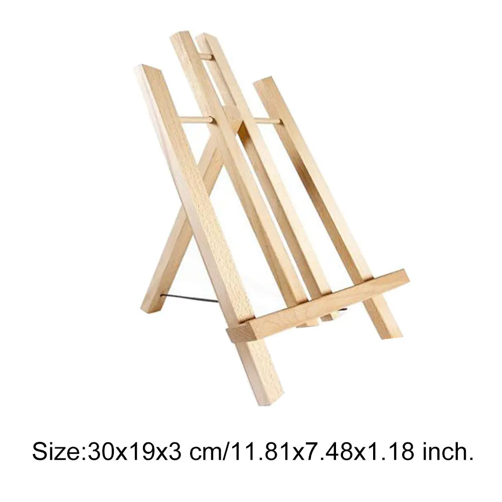 

4PCS Artist Easel Professional Wooden Painting Sketching Tabletop Easel Display Stand Portable Easels For Painting For Display