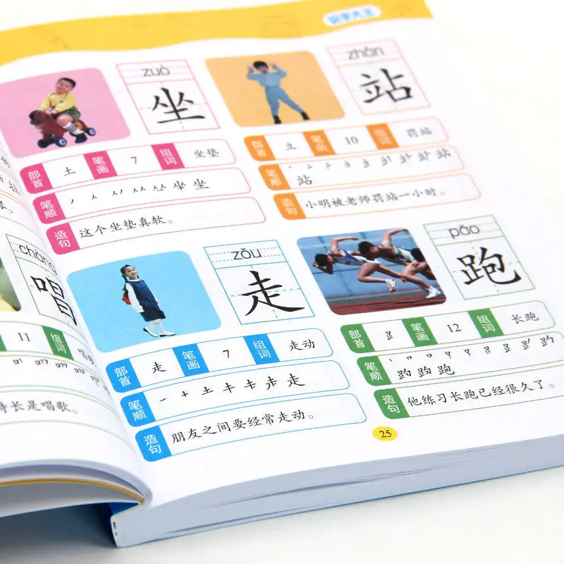 

Детские дошкольные книги для развития китайской грамотности, обучающие материалы, иероглифы Pinyin, версия для детского сада