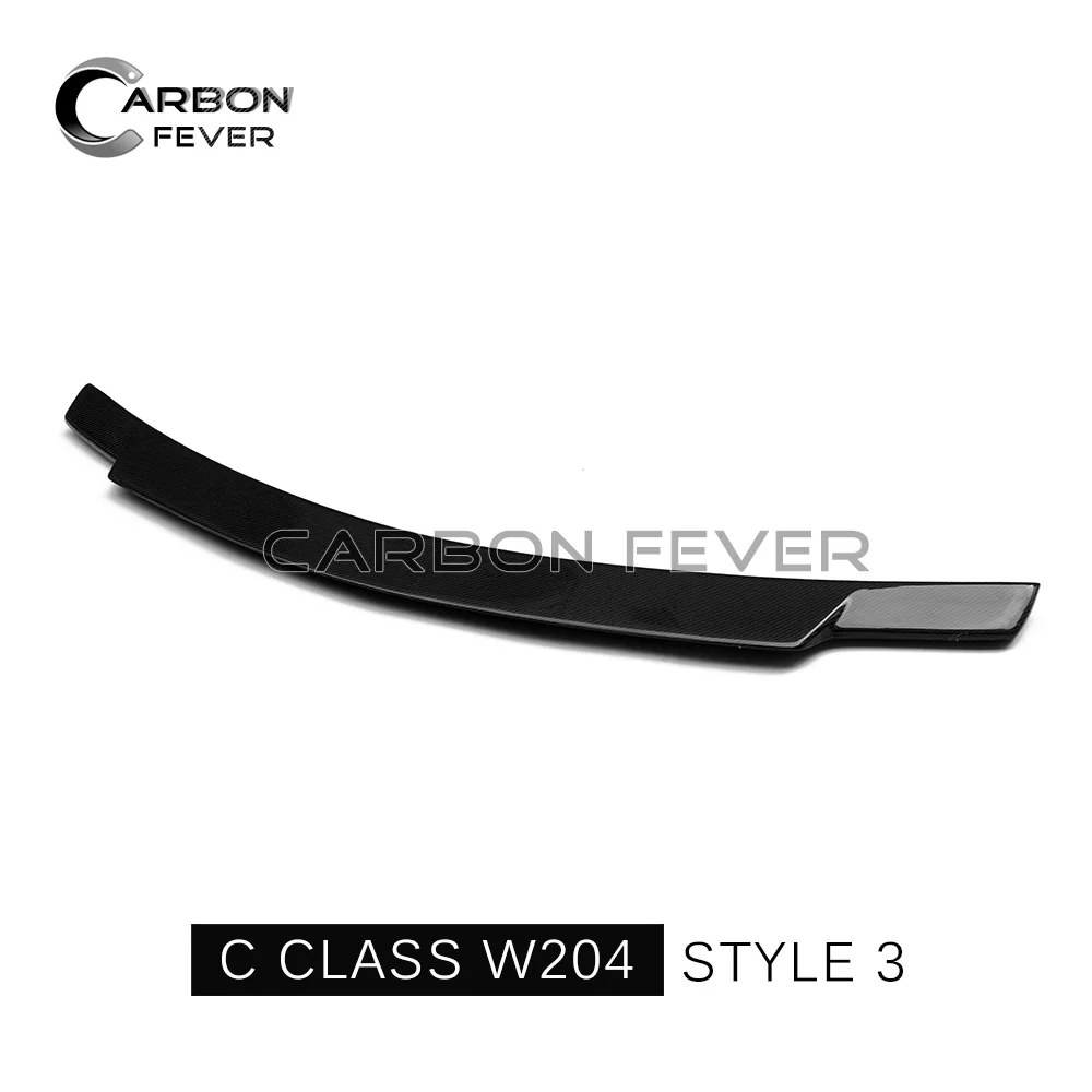 Спойлеры W204 CF для Mercedes C Class спойлер из углеродного волокна крылья багажника C180 C200