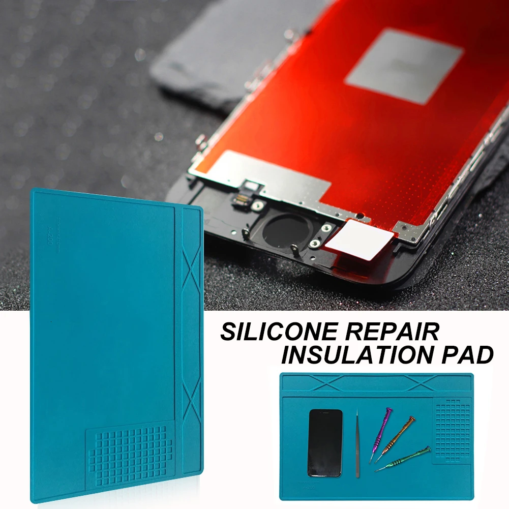 Термостойкий паяльный коврик силиконовый термопистолет изоляционный