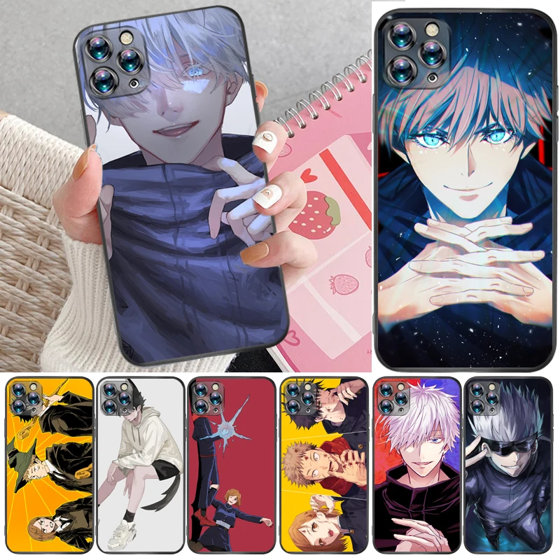 

Jujutsu Kaisen Yuji Itadori Fushiguro Megumi Sukuna Satoru Gojo Phone Case For iPhone 12 Pro Max SE 2020 Mini Funda Coque Cases