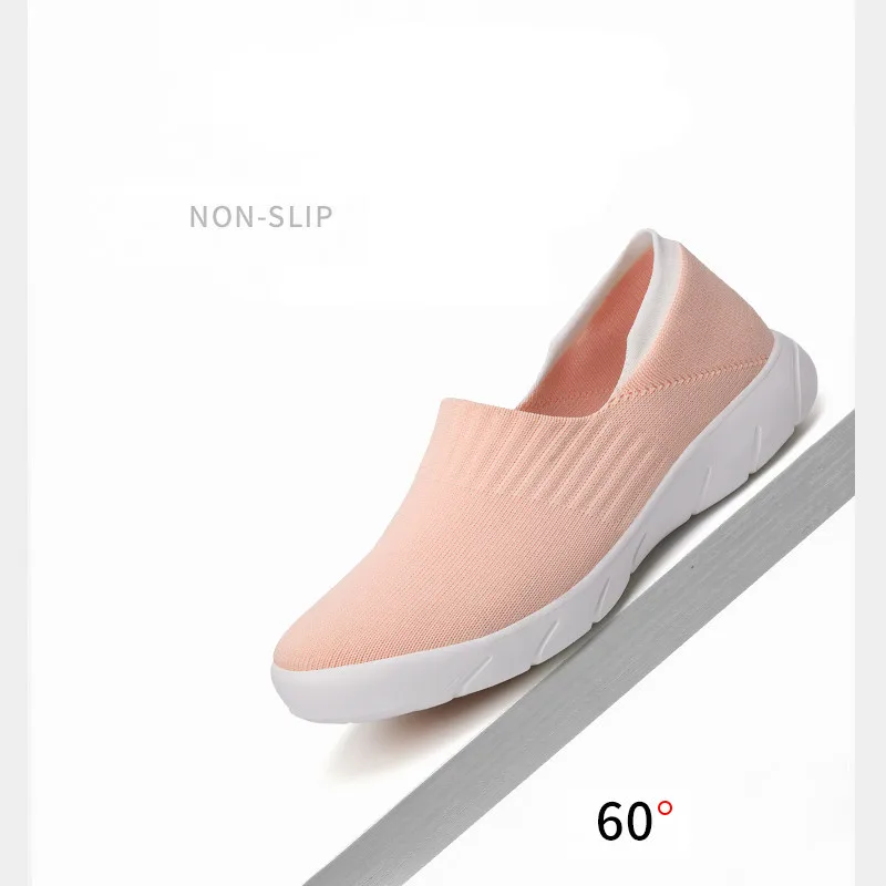 Женские кроссовки без шнуровки PINSEN на плоской подошве удобные повседневные