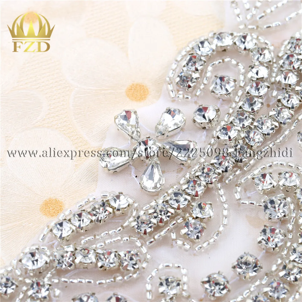 FZD (10 шт.) ручная работа горячая фиксация Пришивание свадебное платье аппликация