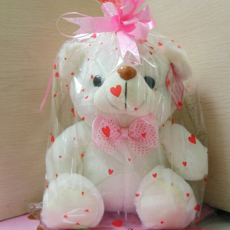 Детские светящиеся плюшевые игрушки со светодиодный светкой мягкий мишка тедди