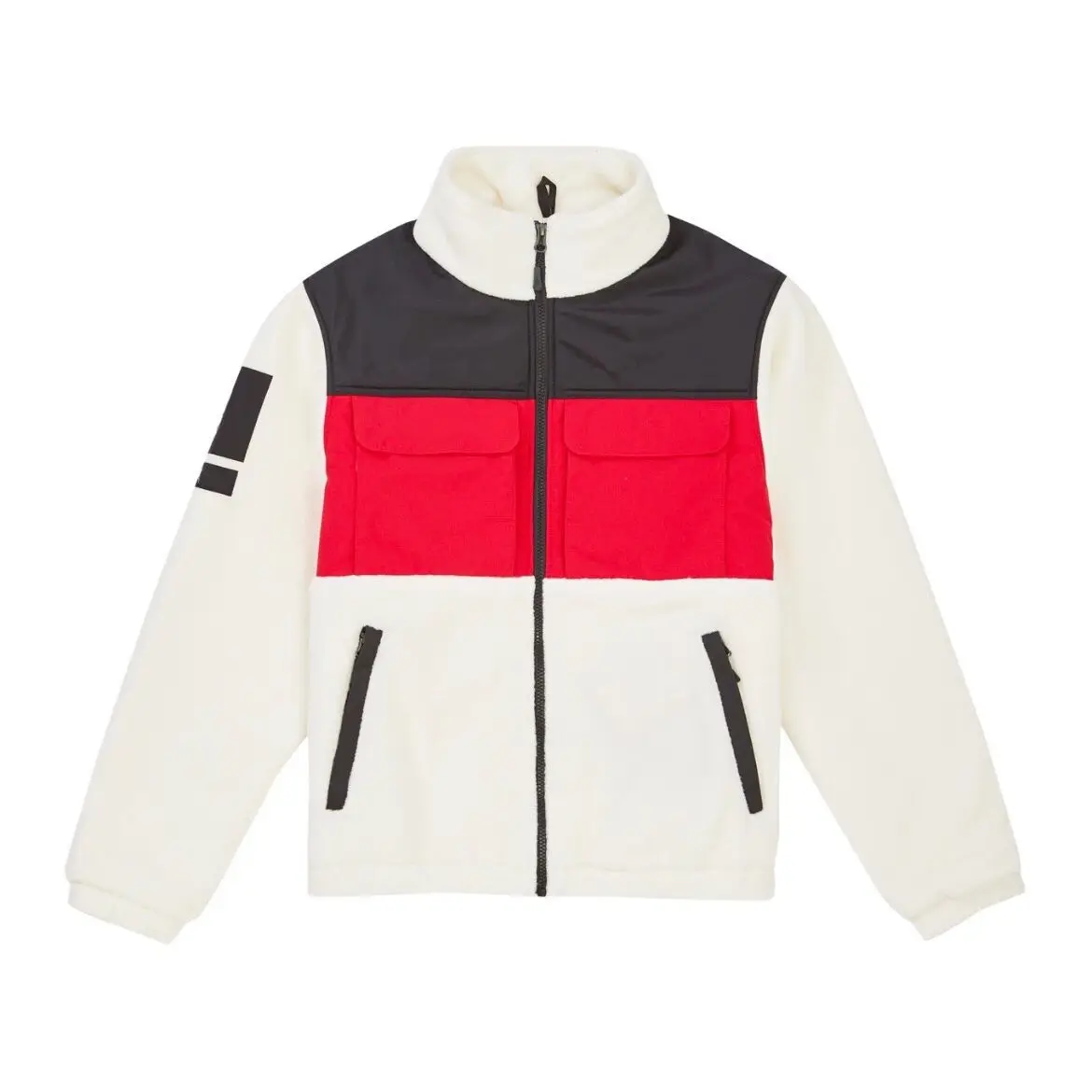 Мужская зимняя флисовая куртка с капюшоном | одежда