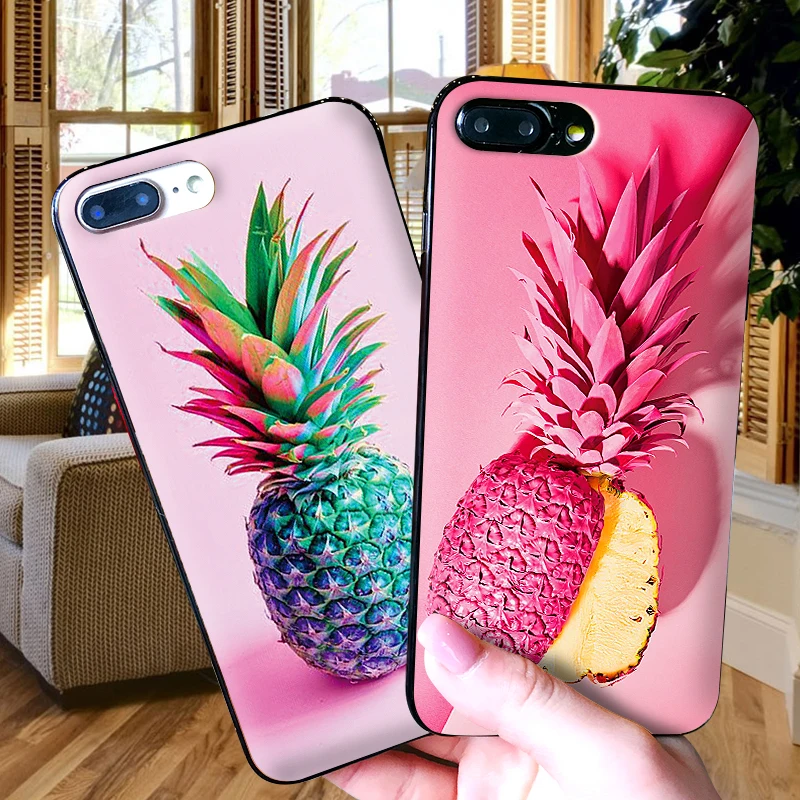 Мягкий чехол из ТПУ Pine apple с лимонным КАКТУСОМ для IPhone X XR XS MAX 5 5S 5C SE 6 S 7 8 Plus ipod touch